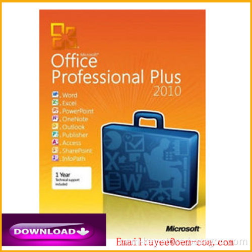 Office 2010 Professional Plus Real FPP Key 1 User Key